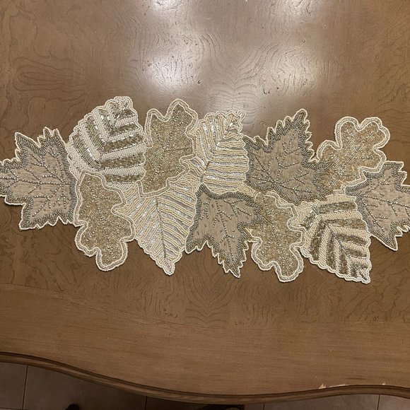 Beautiful Max Studio Beaded Fall Centerpiece - Picture 1 of 1